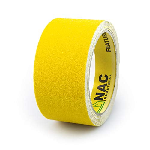 Various Sizes & Colors NAC SAFETY PRO NAC INDUSTRIAL Anti Slip Tape Tread Steps Indoor/Outdoor Stairs 2 x 60 feet, Black Very thick Strong Adhesive Non Slip Grip for Safety Various Sizes & Colors NAC SAFETY PRO NAC INDUSTRIAL Anti Slip Tape Tread Steps Indoor/Outdoor Stairs 2 x 60 feet, Black Very thick Strong Adhesive Non Slip Grip for Safety